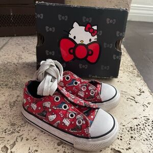 Hello Kitty X Converse Infant Toddler Size 6